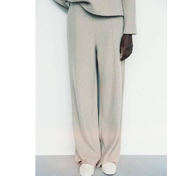 NWT ZARA 2024 COLLECTION SOFT STRAIGHT LEG PANTS SIZE S AND L - Picture 2 of 10